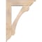 Ekena Millwork Legacy Traditional Smooth Bracket w/ Offset Brace, Douglas Fir, 7 1/2"W x 30"D x 42"H BKT0806X30X42LEC01SDF - alternate 2